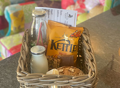 Welcome basket